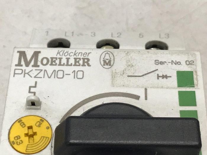 Used MOELLER Motor Protector Circuit Breaker PKZM0-10 #128854