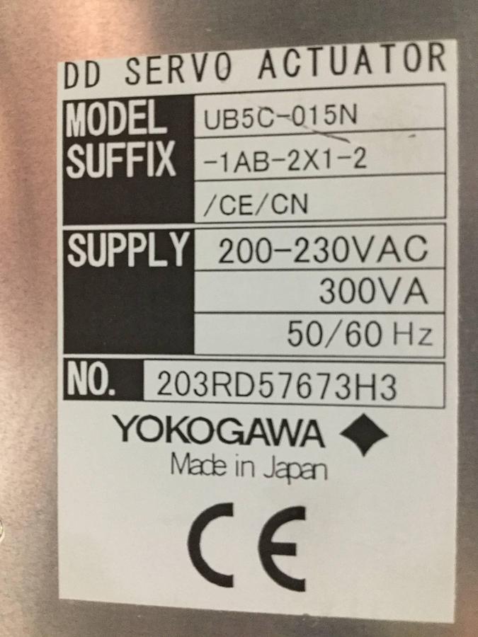 Used YOKOGAWA DD Servo Amplifier UB5C-015N-1AB-2X1-2/CE/CN Used #98691