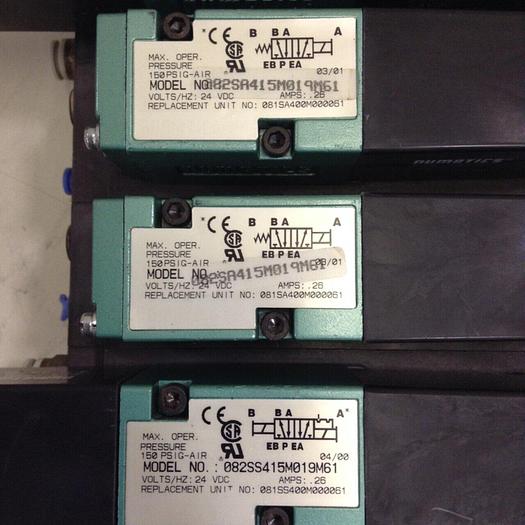 Used NUMATICS Solenoid Valve 082SS415M019M61 #80028