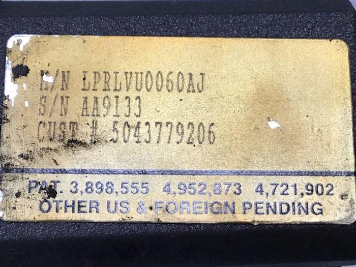 Used MTS Linear Transducer LPRLVU0060AJ #135985