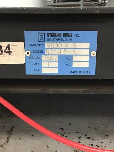 Used STERLING SCALE Platform Scale DC15LP-5 Used