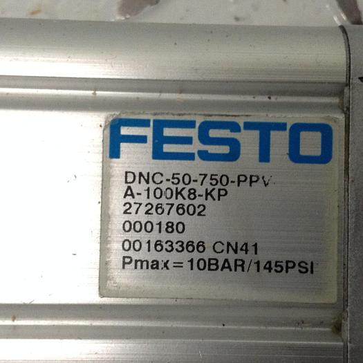 Used FESTO Cylinder DNC-50-750-PPV #89076