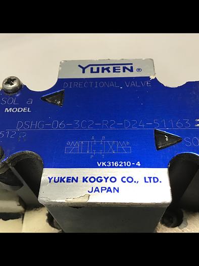 Used YUKEN DSHG-06-3C2-R2-D24-51163 Valve Used #145685