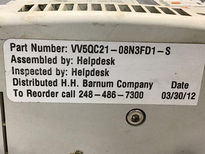 Used SMC Manifold VV5QC21-08N3FD1-S #123284