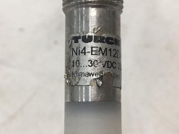 Used TURCK ELEKTRONIK Sensor NI4EM12DAP6S120 #128336