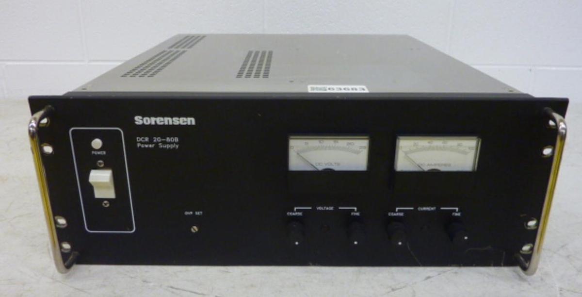 Used SORENSEN Power Supply DCR 20-80B2 USED