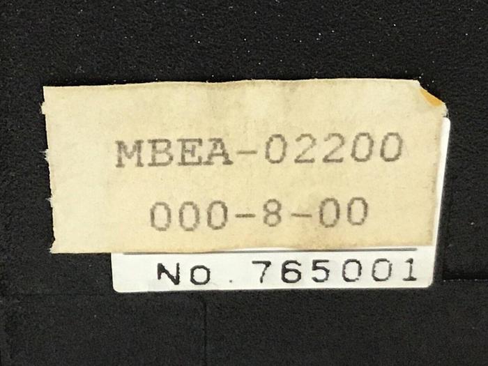 Used BARBER COLMAN Temp Control MBEA-02200-000-8-00 USED