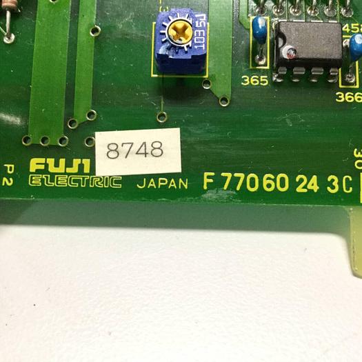 Used FUJI ELECTRIC Processor Card F770 60 24 3C F77060243C UM200-DIIB #94030