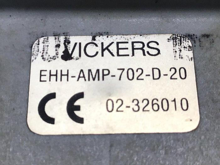 Used VICKERS Power Plug EHH-AMP-702-D-20 USED #142147