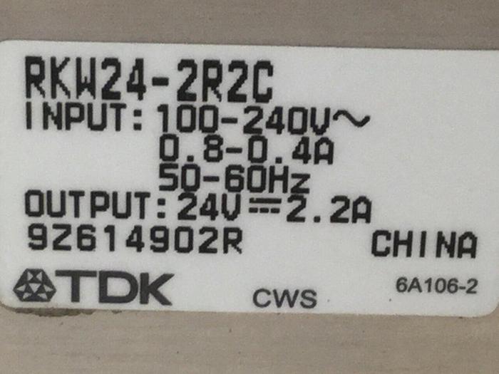 Used TDK Power Supply RKW24-2R2C USED