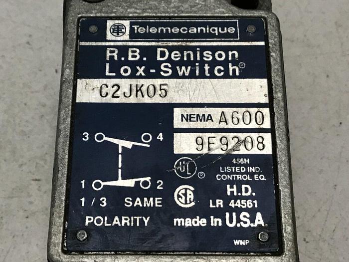 Used TELEMECANIQUE Lox-Switch C2JK05 #121763