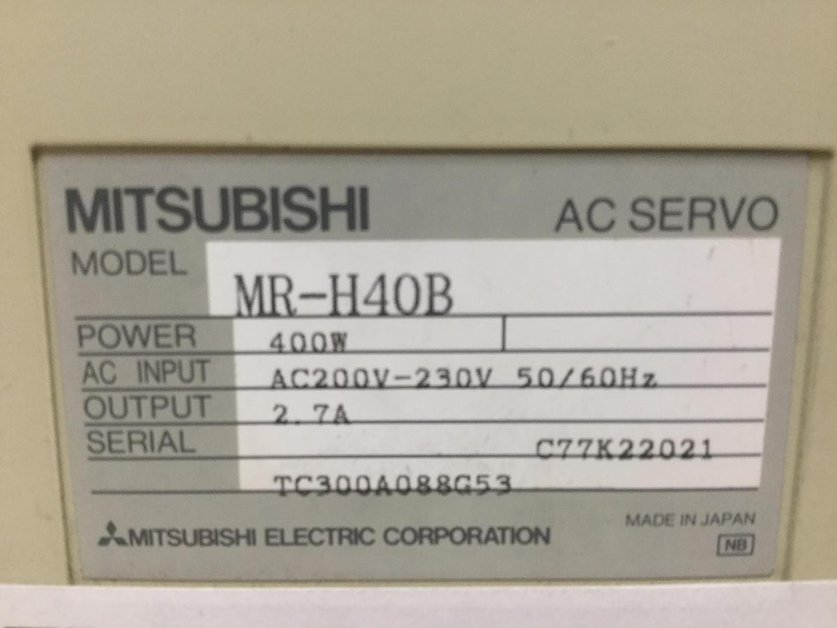 Used MITSUBISHI AC Servo Drive MR-H40B Used