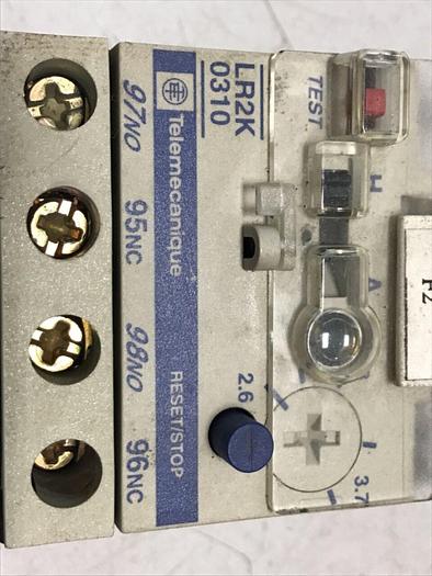 Used TELEMECANIQUE Overload Relay LR2K0310 #119160
