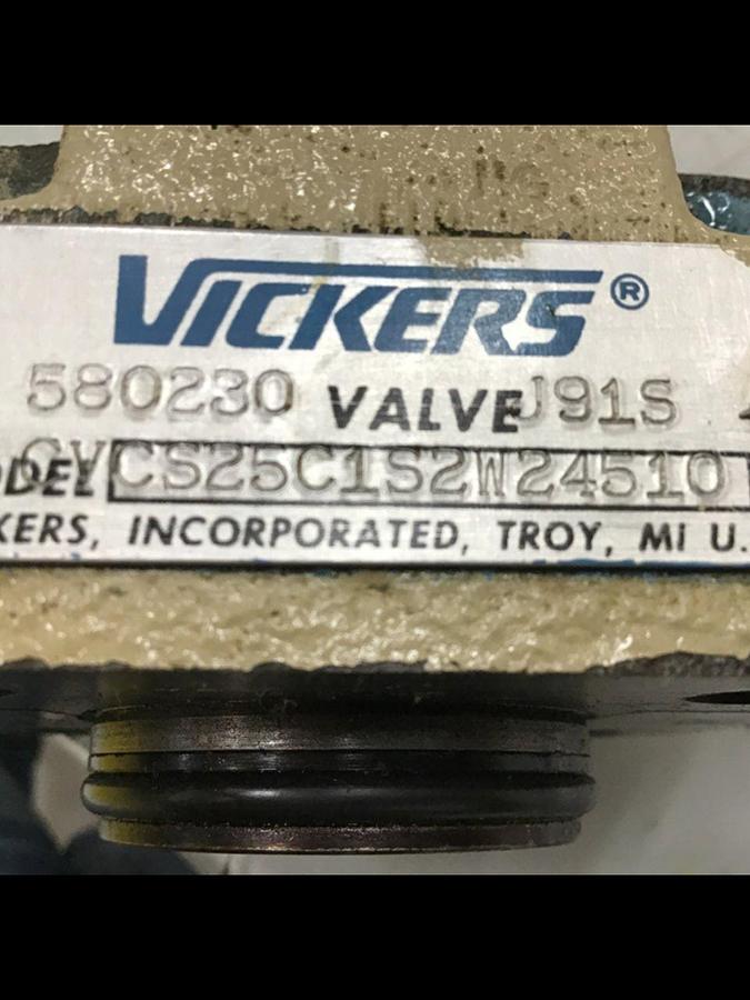 Used VICKERS Hydraulic Valve CVCS25C1S2W24510 USED