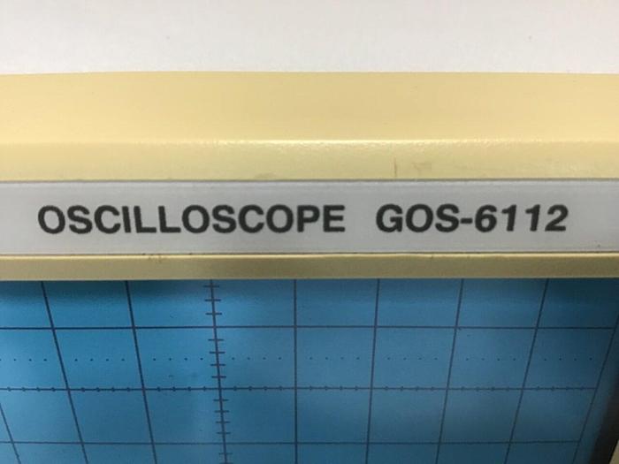 Used GW INSTEK Oscilloscope GOS-6112 #119529