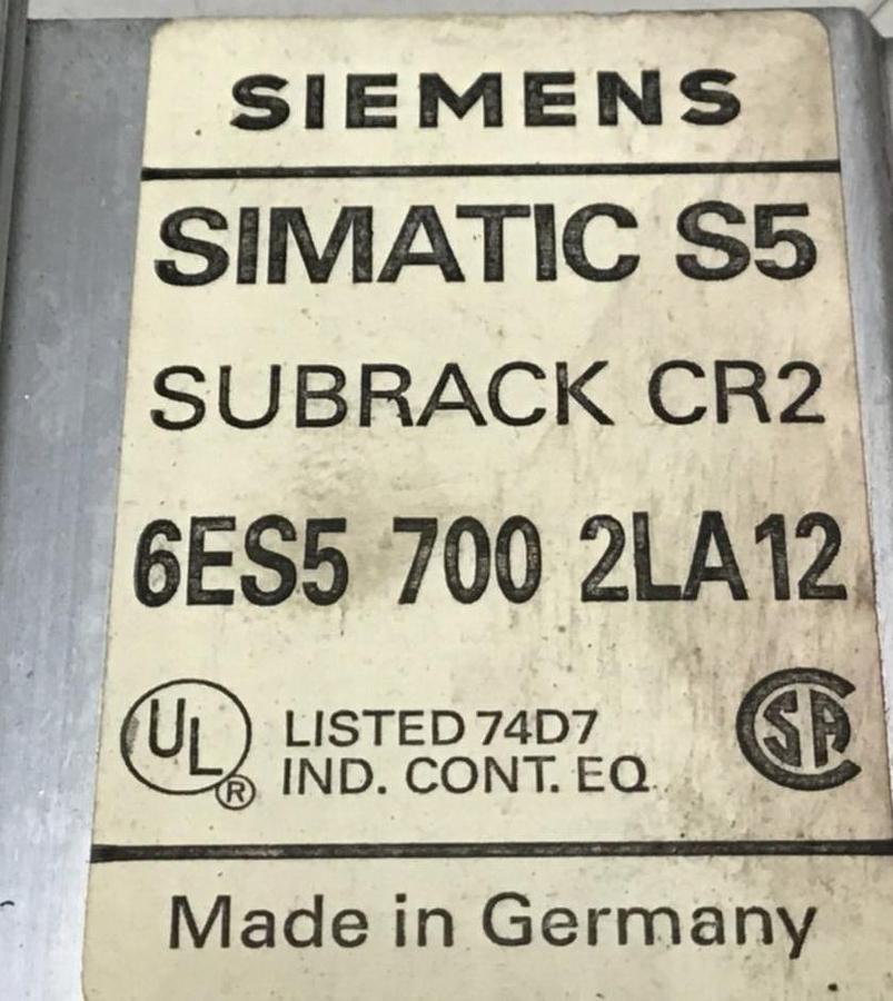 Used SIEMENS Rack Simatic S5 6ES5 700-2LA12 USED
