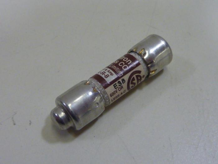 Used LIMITRON 8 Amp Fuse KTK-R-8 #62417