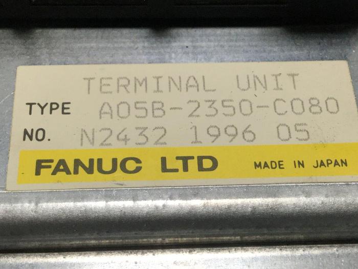 Used FANUC Terminal Unit A05B-2350-C080 #108989