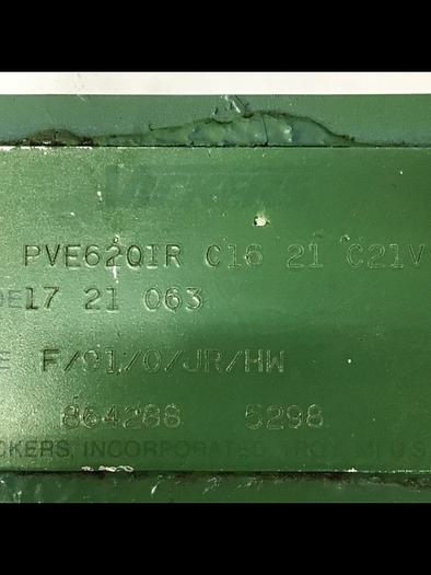 Used VICKERS Hydraulic Piston Pump PVE62QIR C16 21 C21V17 21 063 #137428