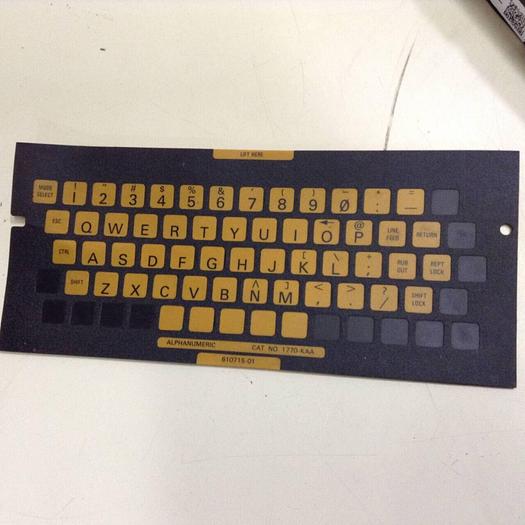 Used ALLEN BRADLEY PLC-2 Family Keyboard 1770-FL SER C #75895
