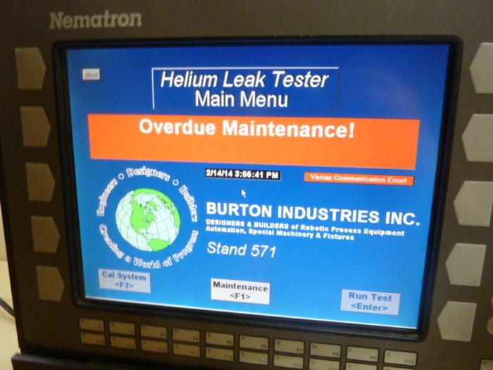 Used NEMATRON CORP Operator Panel IC63A1-J8310361 Used