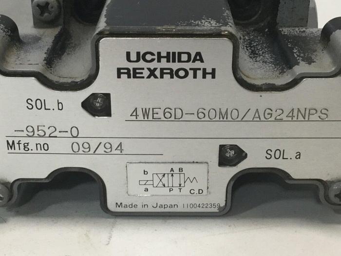 Used REXROTH Valve 4WE6D60M0/AG24NPS9520 #105845