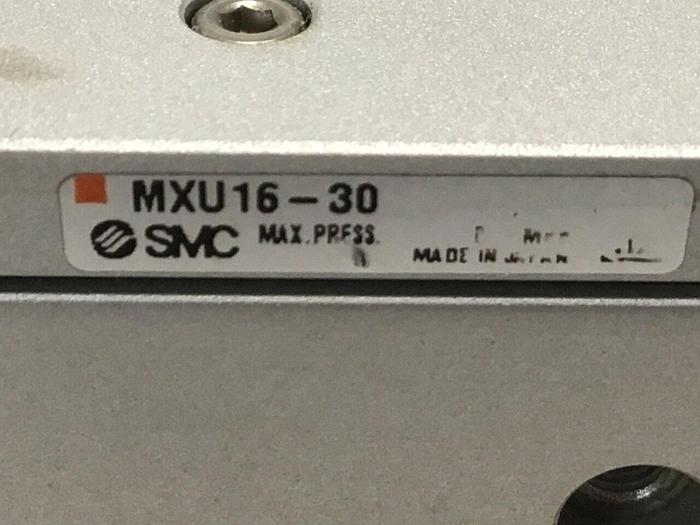 Used SMC Pneumatic Slide Cylinder MXU16-30-F9BL #107937