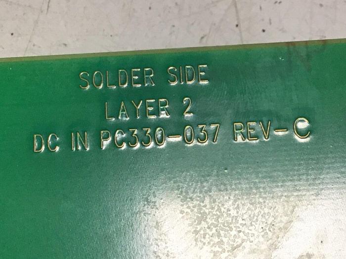 Used VAN DORN DC Input Board 330037 PC330-037 Used
