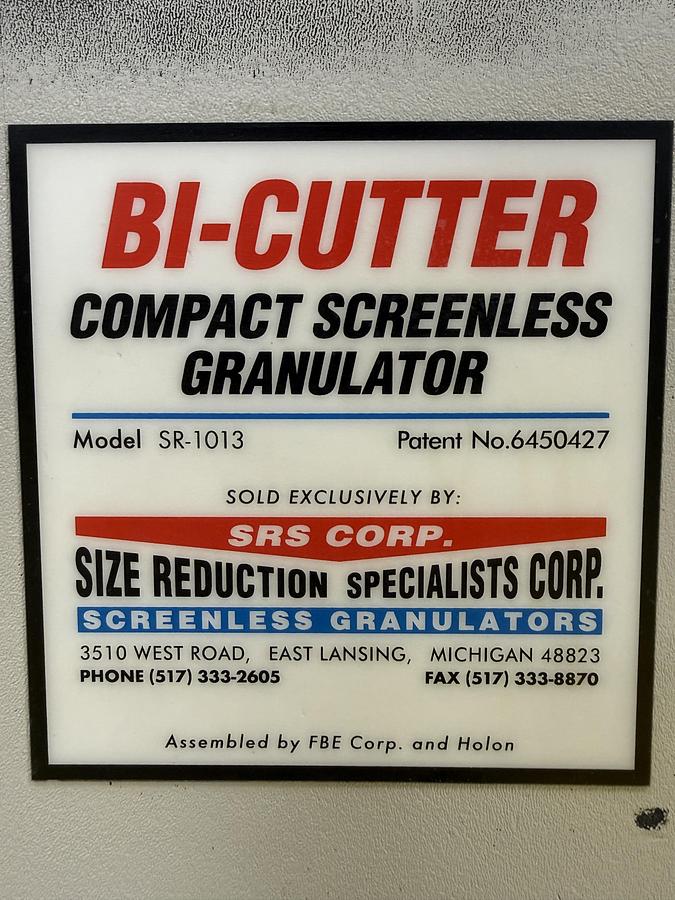 Used FBE Corp SR-1013 Screenless Grinder Granulator USED #152820