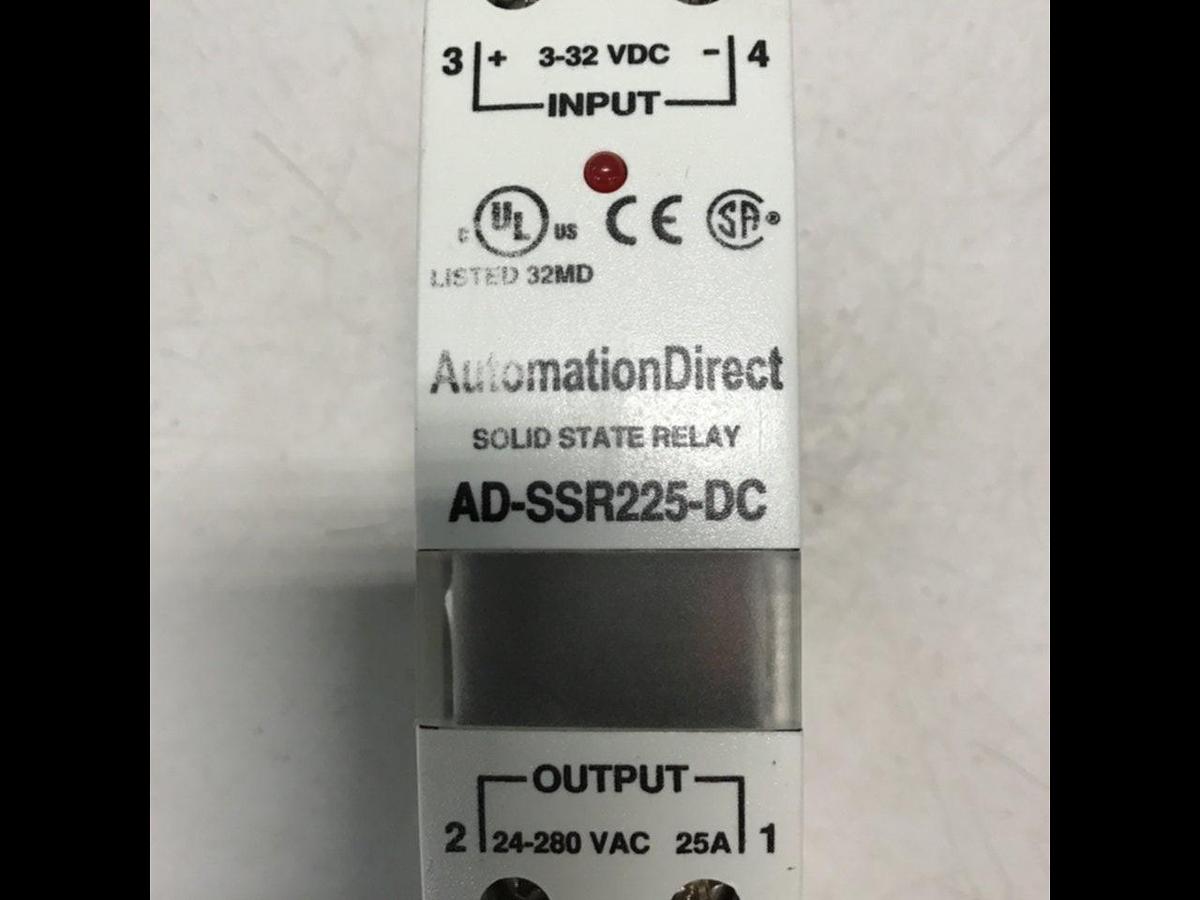Used AUTOMATION DIRECT Solid State Relay AD-SSR225-DC USED
