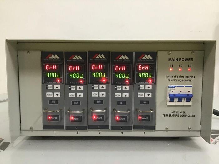 Used METAL FABRICATOR 5 Zone Hot Runner HRTC-05S/L-A1 USED