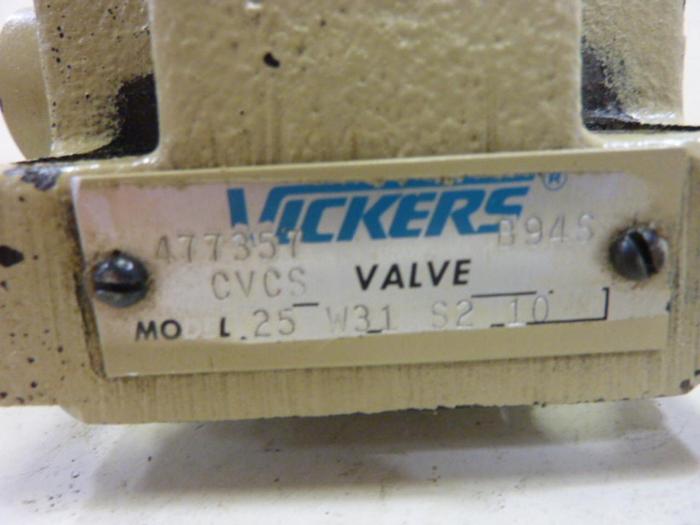 Used VICKERS Valve CVCS25W31S210 #61718