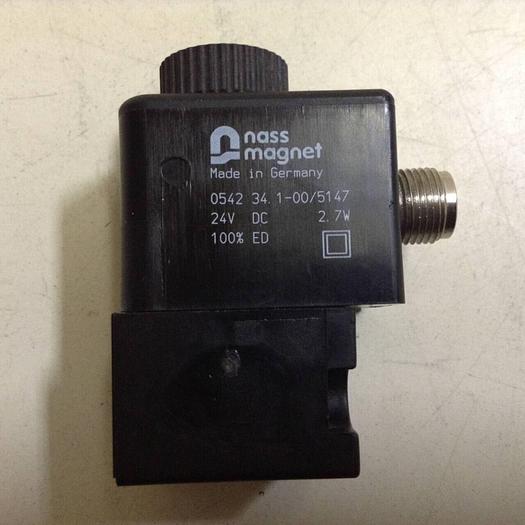 Used NASS MAGNET Solenoid Coil 0542 34. 1-00/5147 #86411