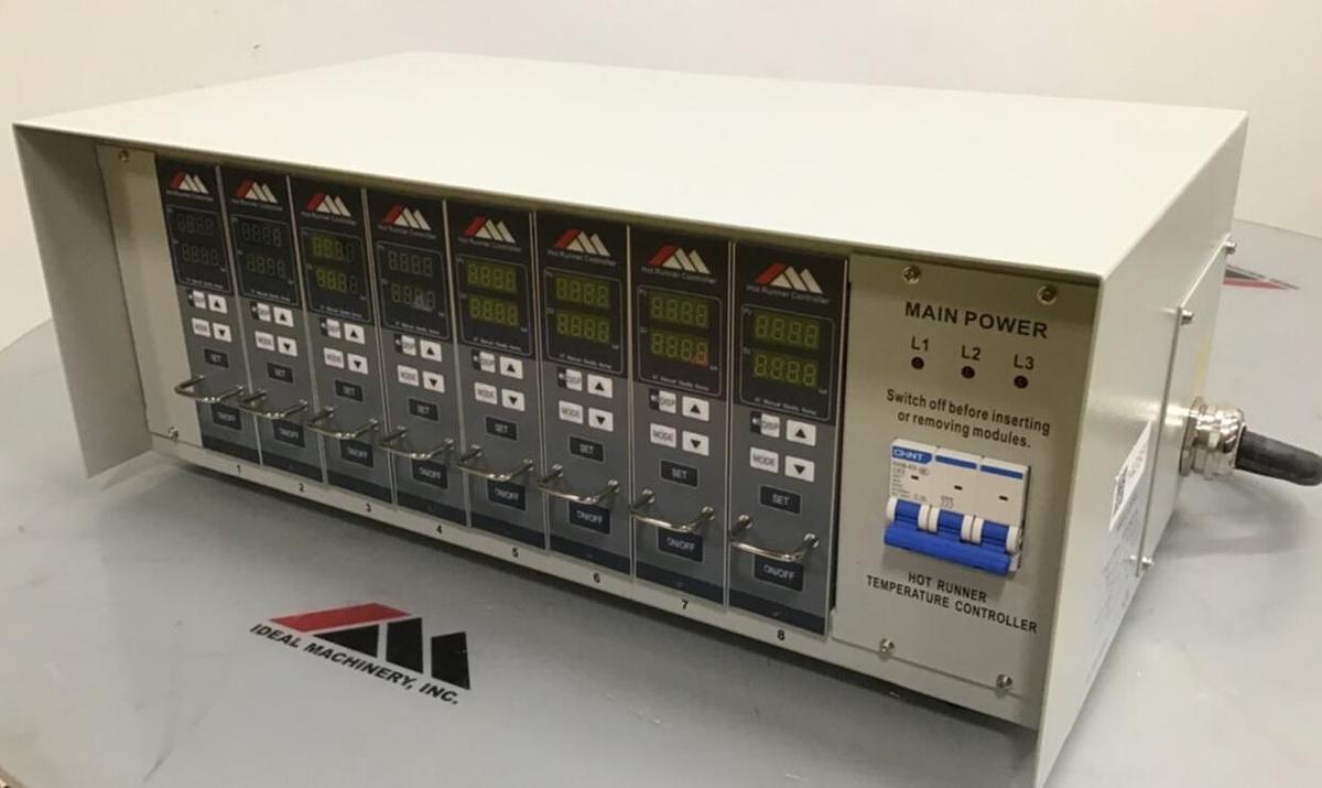 Used METAL FABRICATOR 8 Zone Hot Runner HRTC-08S/L-A1 USED
