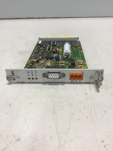 Used BACHMANN Circuit Board MF600 Used