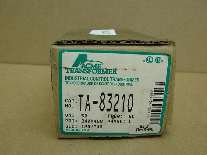 ACME ELECTRIC 0.05 kVA Industrial Control Transformer TA-83210 #12734