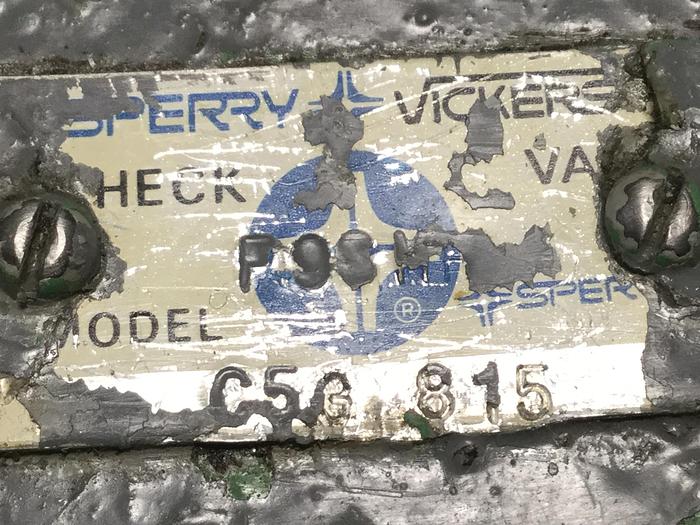Used VICKERS Check Valve C5G815 #102469
