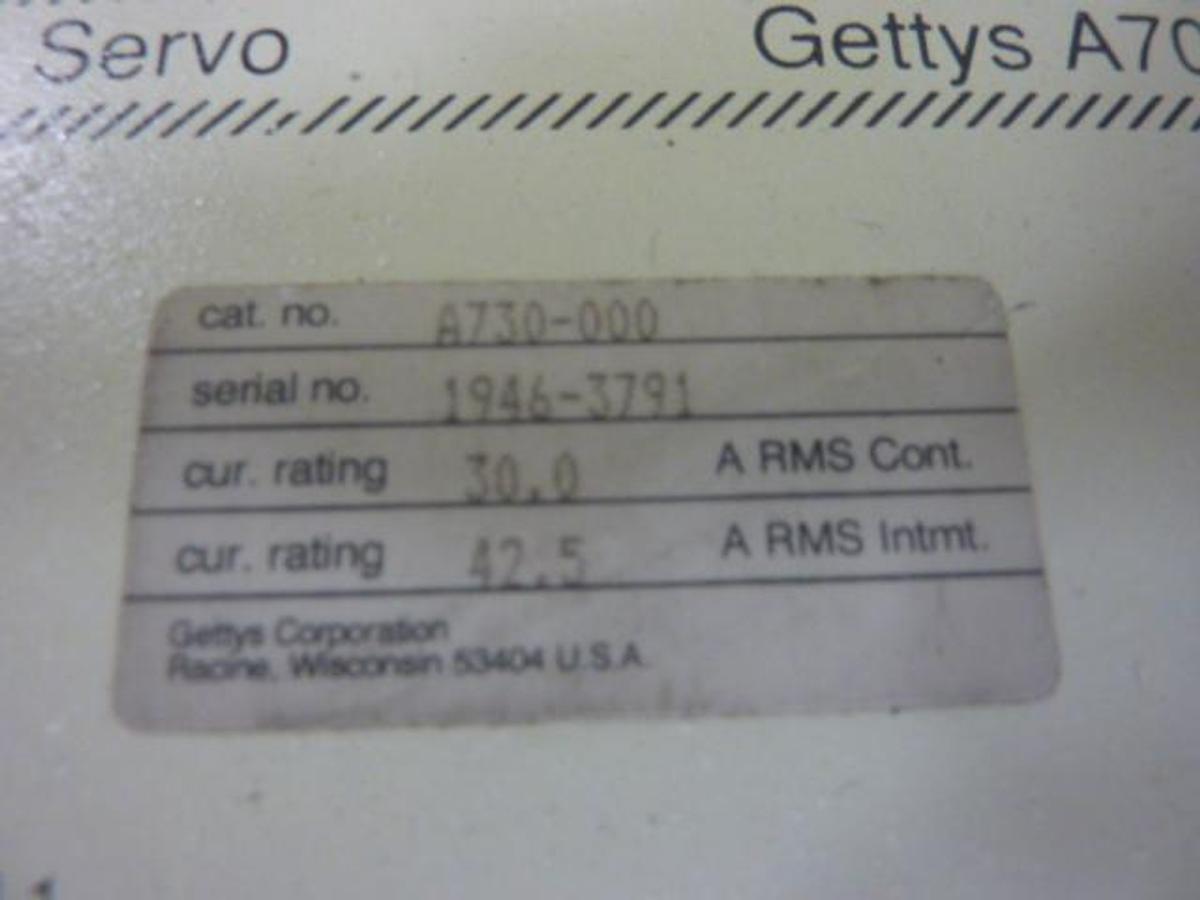 Used GETTYS Digital Servo Amplifier A730-000 Used