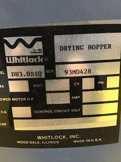 Used AEC WHITLOCK Drying Hopper DH3.0SIQ Used