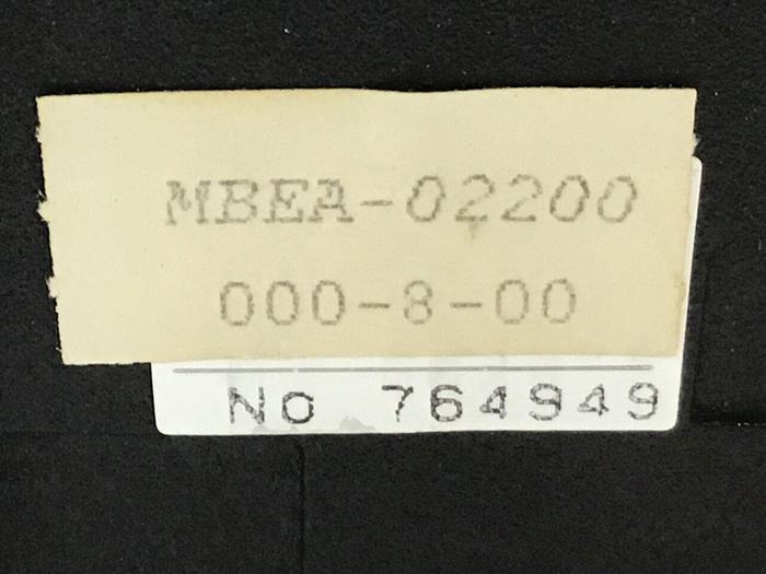 Used BARBER COLMAN Temp Control MBEA-02200-000-8-00 USED