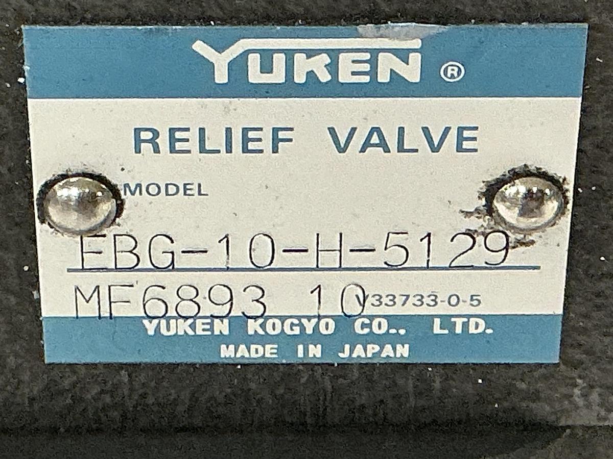 Used YUKEN EDG-01V-H-1-PNT11-51116-R