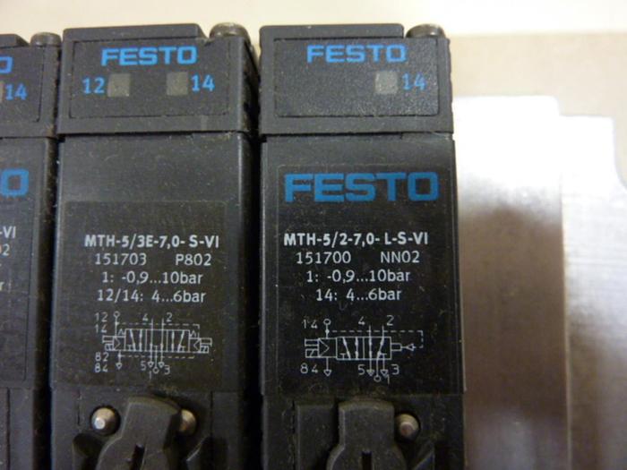 Used FESTO Control Block w/ Valves IFB8-03 #52734