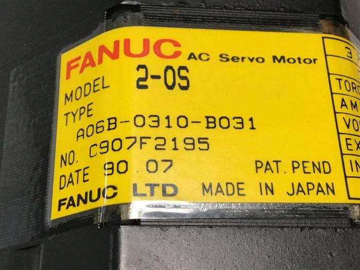 Used FANUC AC Servo Motor A06B-0310-B031 Used