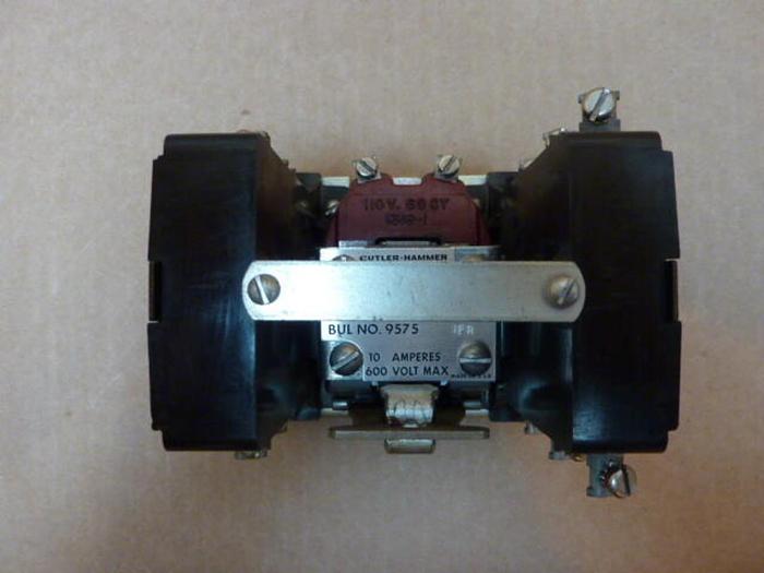 Used CUTLER HAMMER Motor Starter 9575E D9-1 #27785