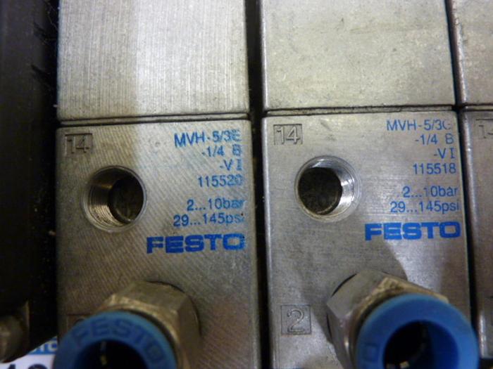Used FESTO Control Block / Valve Terminal IFB8-02 #61260
