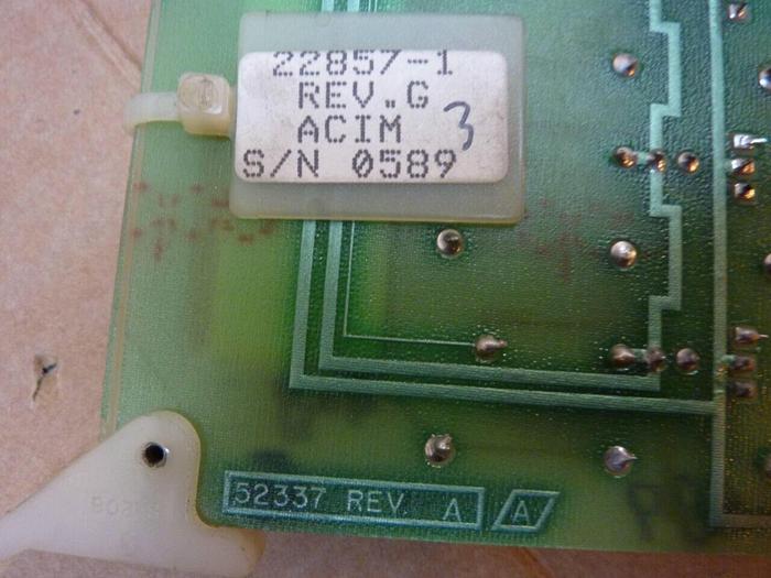 Used EPIC Circuit Board 22857-1 REV G #24519