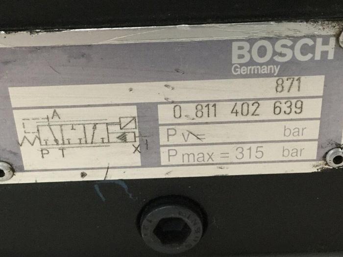 Used BOSCH Valve 0 811 402 639 #109925