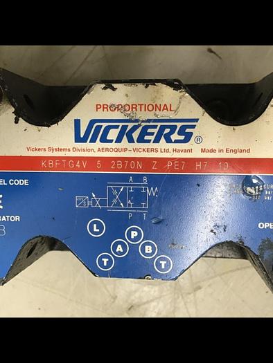 Used VICKERS Proportional Valve KBFTG4V52B70NZPE7H710 #141099