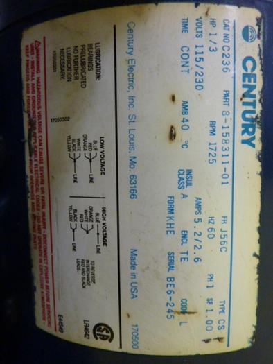 Used MAIN MANUFACTURING Hydraulic Oil Vacuum w/ Filter VACUUM394 #48394