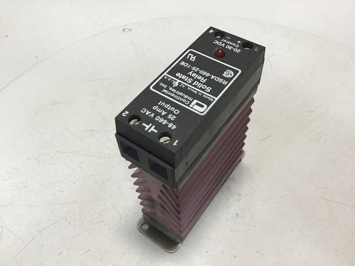 Used CONTINENTAL INDUSTRIES Solid State Relay RSDA-660-25-1DE #134761